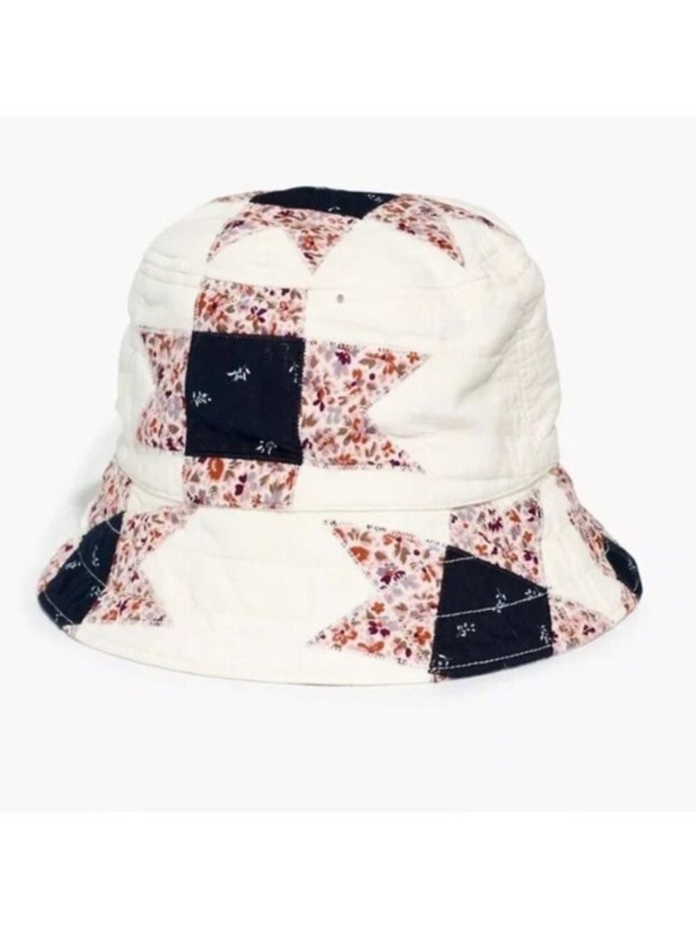 Madewell Quilted Patchwork Bucket Hat - Picture 1 of 7